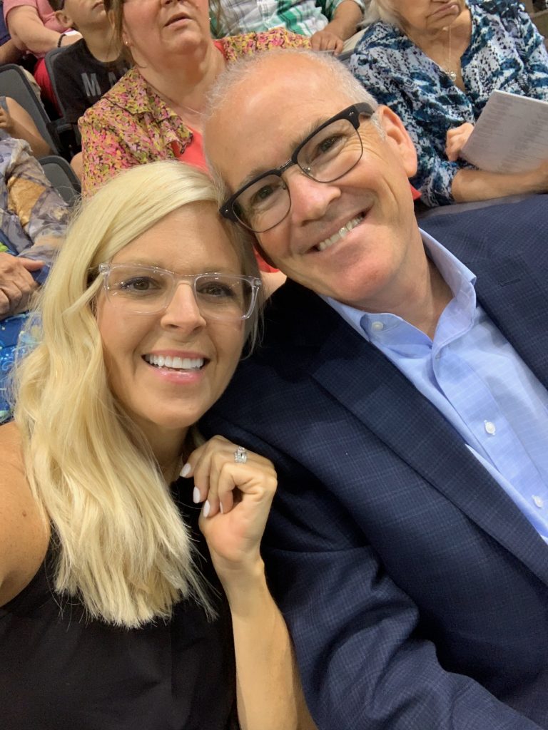 Jeff & Kim at Maggie's graduation